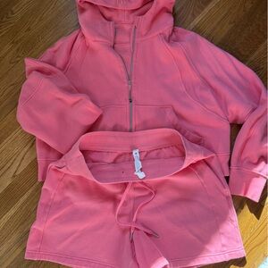 Lululemon Athletica Coral Zip-Up Jacket